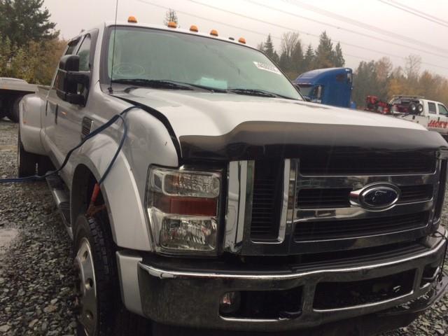 1FTXW43R28ED00569 - 2008 FORD F450 SUPER SILVER photo 1