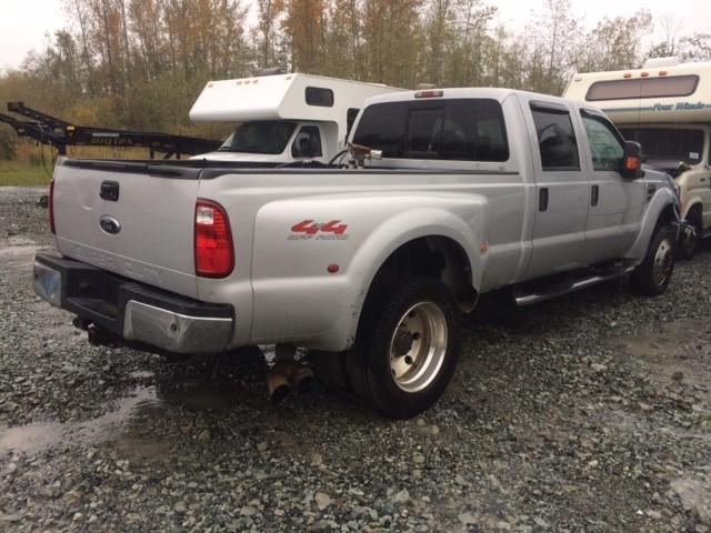 1FTXW43R28ED00569 - 2008 FORD F450 SUPER SILVER photo 4