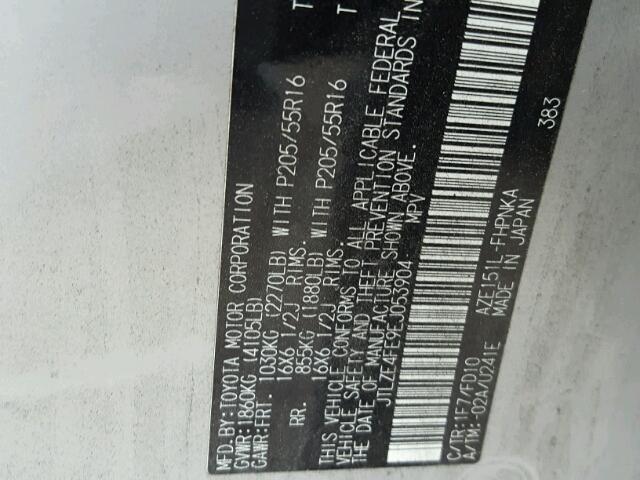 JTLZE4FE9EJ053904 - 2014 TOYOTA SCION XB 银色 照片 10