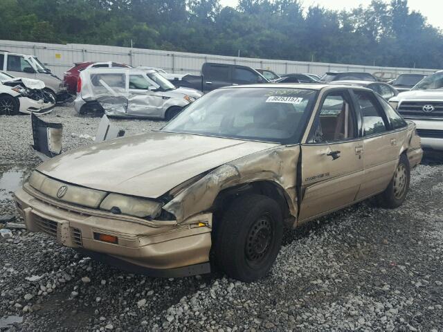 1G2WH54T0PF287226 - 1993 PONTIAC GRAND PRIX GOLD photo 2
