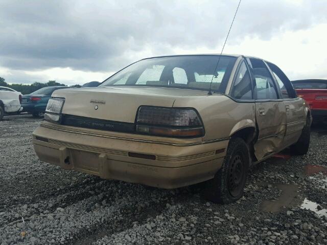 1G2WH54T0PF287226 - 1993 PONTIAC GRAND PRIX GOLD photo 4