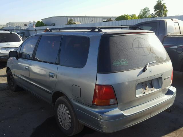 JHMRA1842SC002835 - 1995 HONDA ODYSSEY LX GREEN photo 3