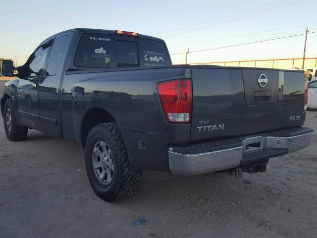 1N6AA06A14N540013 - 2004 NISSAN TITAN XE GRAY photo 3