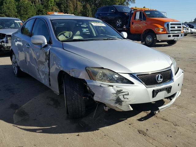 JTHCK262375011646 - 2007 LEXUS IS 250 SILVER photo 1