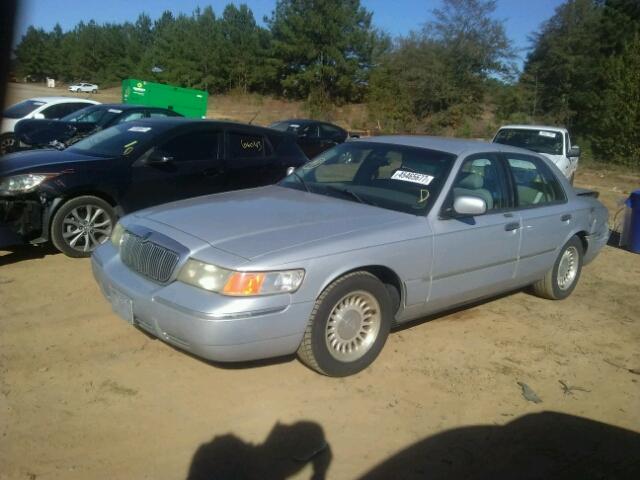 2MEFM75W9XX698574 - 1999 MERCURY GRAND MARQ SILVER photo 2