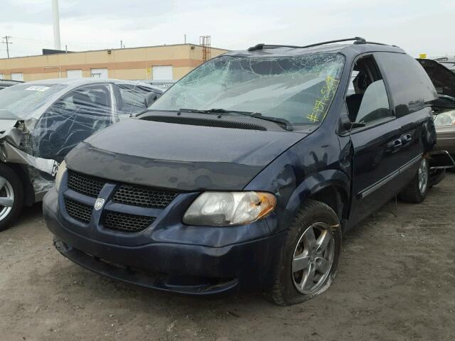 1D4GP25R74B523901 - 2004 DODGE CARAVAN SE BLUE photo 2