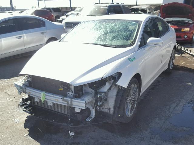 3FA6P0H97ER345239 - 2014 FORD FUSION SE WHITE photo 2