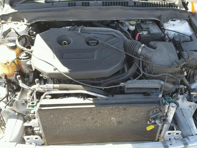 3FA6P0H97ER345239 - 2014 FORD FUSION SE WHITE photo 7