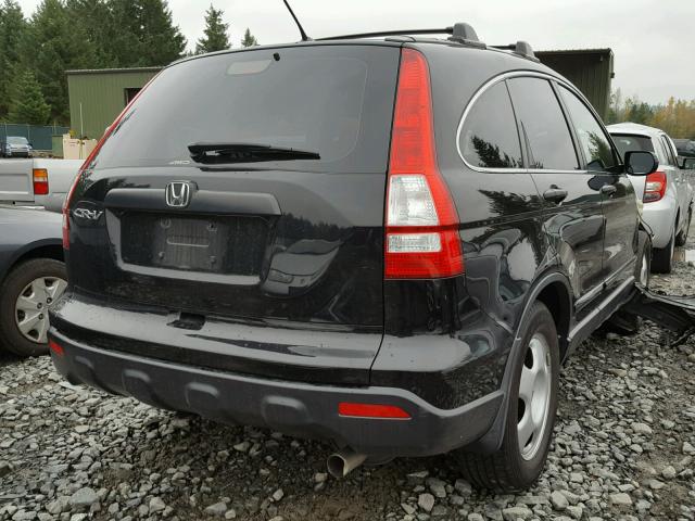 JHLRE48309C003512 - 2009 HONDA CR-V BLACK photo 4