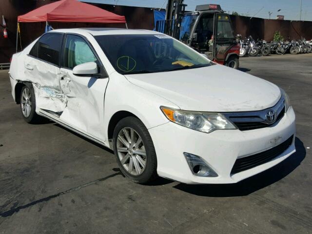 4T1BF1FK4CU556682 - 2012 TOYOTA CAMRY BASE WHITE photo 1