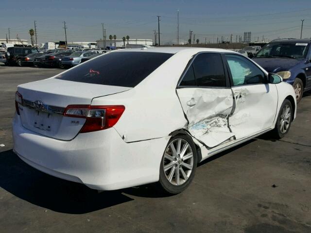 4T1BF1FK4CU556682 - 2012 TOYOTA CAMRY BASE WHITE photo 4