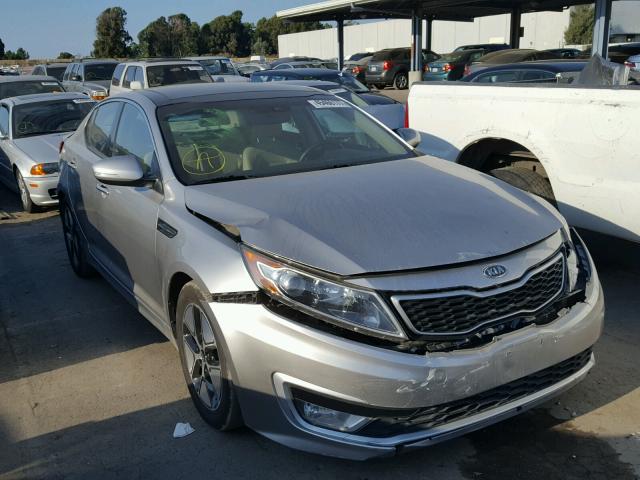 KNAGM4AD1C5011170 - 2012 KIA OPTIMA HYB SILVER photo 1