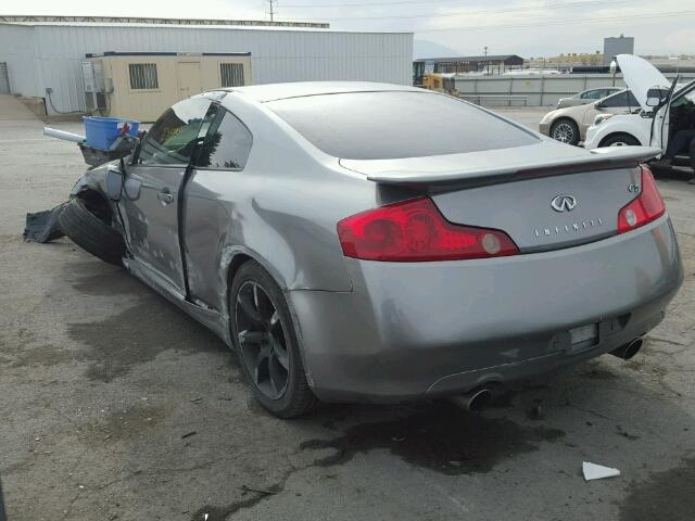 JNKCV54E54M813154 - 2004 INFINITI G35 SILVER photo 3