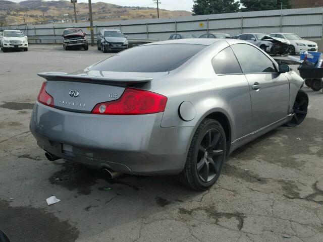 JNKCV54E54M813154 - 2004 INFINITI G35 SILVER photo 4