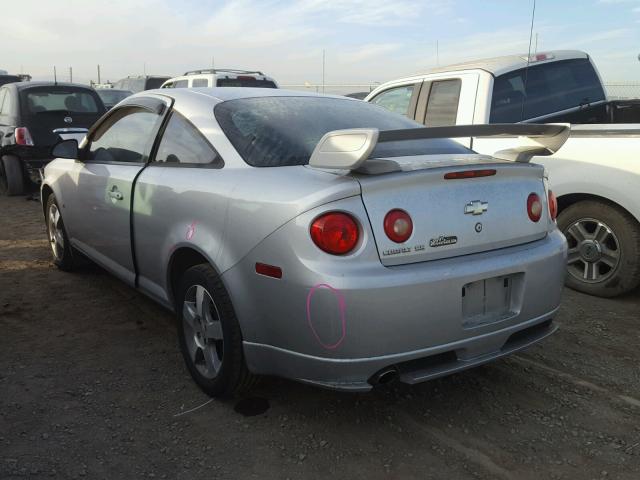 1G1AK15F067645533 - 2006 CHEVROLET COBALT LS SILVER photo 3