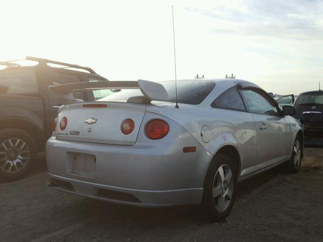 1G1AK15F067645533 - 2006 CHEVROLET COBALT LS SILVER photo 4