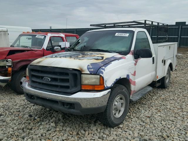 1FDNF20L2XED14154 - 1999 FORD F250 SUPER WHITE photo 2