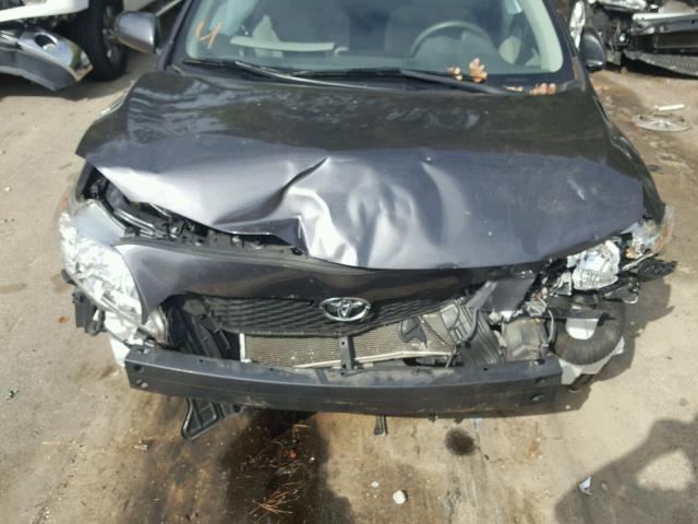 JTDBU4EE4AJ078141 - 2010 TOYOTA COROLLA BA GRAY photo 9