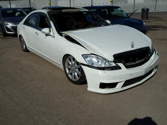 WDDNG86X87A141607 - 2007 MERCEDES-BENZ S 550 4MAT WHITE photo 1