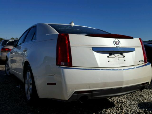 1G6DG577890120755 - 2009 CADILLAC CTS WHITE photo 3