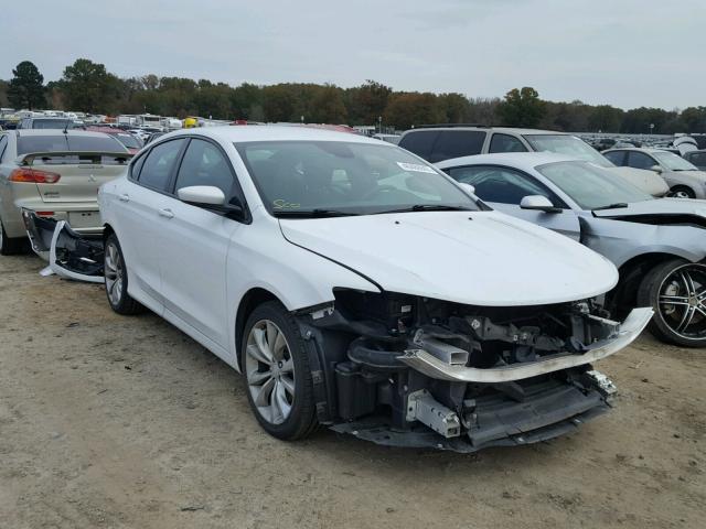 1C3CCCBBXFN752048 - 2015 CHRYSLER 200 S WHITE photo 1