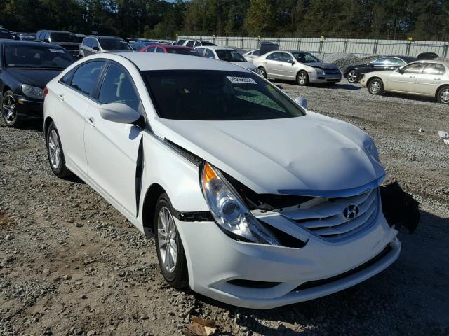 5NPEB4AC0DH706300 - 2013 HYUNDAI SONATA GLS WHITE photo 1