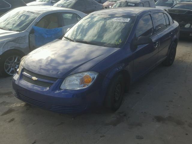 1G1AK55F177144899 - 2007 CHEVROLET COBALT LS BLUE photo 2