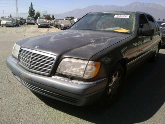 WDBGA33E0SA269423 - 1995 MERCEDES-BENZ S 320 BLACK photo 2