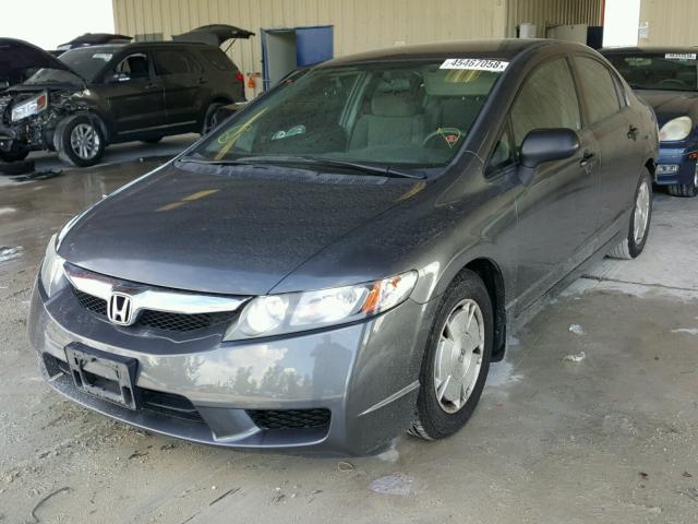 2HGFA1F42AH018277 - 2010 HONDA CIVIC DX-G CHARCOAL photo 2