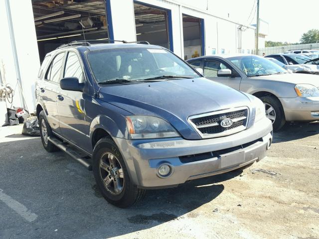 KNDJD733155355454 - 2005 KIA SORENTO EX BLUE photo 1