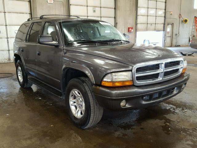 1B4HS48N52F111726 - 2002 DODGE DURANGO SL GRAY photo 1