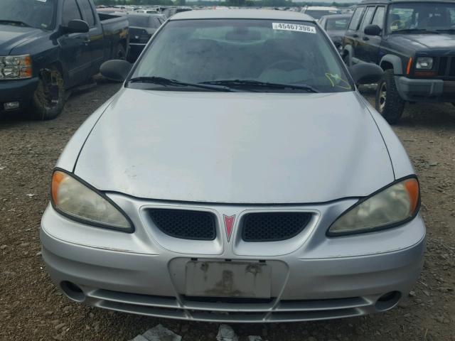 1G2NE52F23C169367 - 2003 PONTIAC GRAND AM S 银色 照片 9