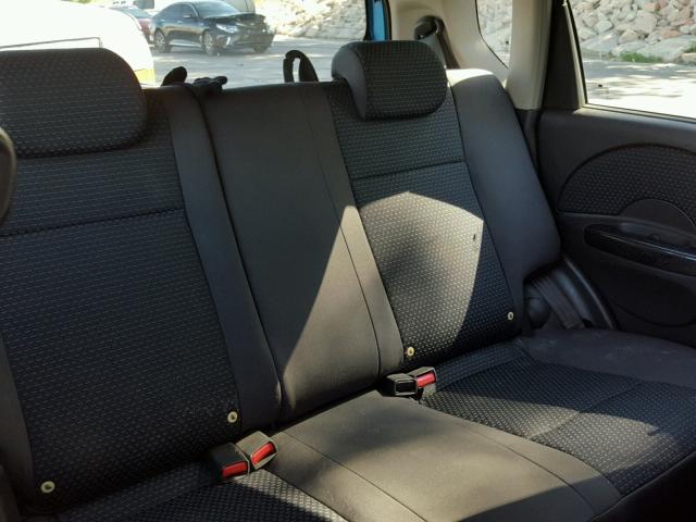 KL1TD66657B770104 - 2007 CHEVROLET AVEO BASE Niebieski zdjęcie 6