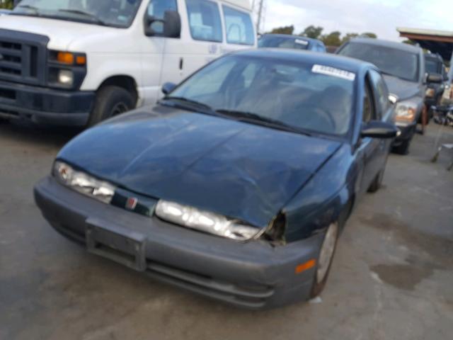 1G8ZF5281WZ113234 - 1998 SATURN SL GREEN photo 2