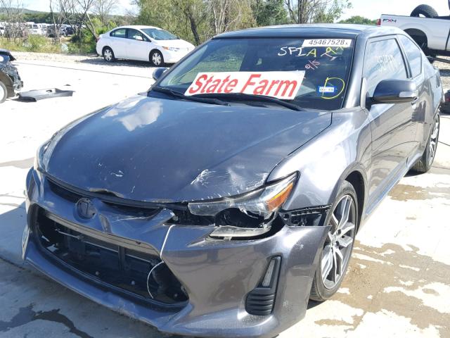 JTKJF5C79FJ001412 - 2015 TOYOTA SCION TC 石墨色 照片 2