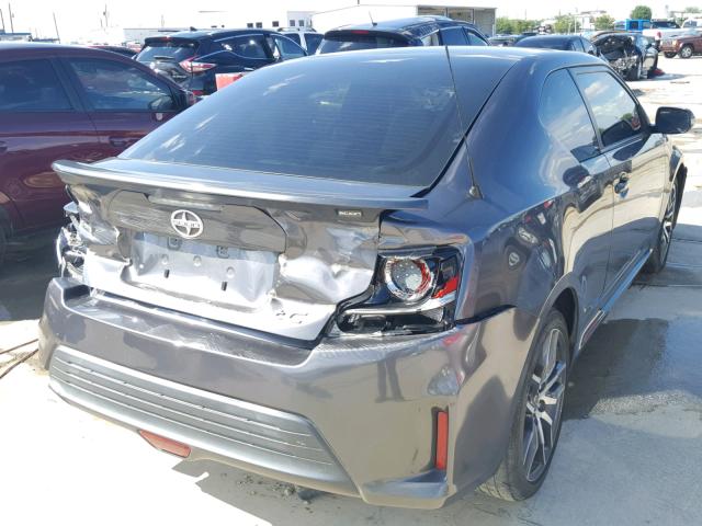 JTKJF5C79FJ001412 - 2015 TOYOTA SCION TC 石墨色 照片 4