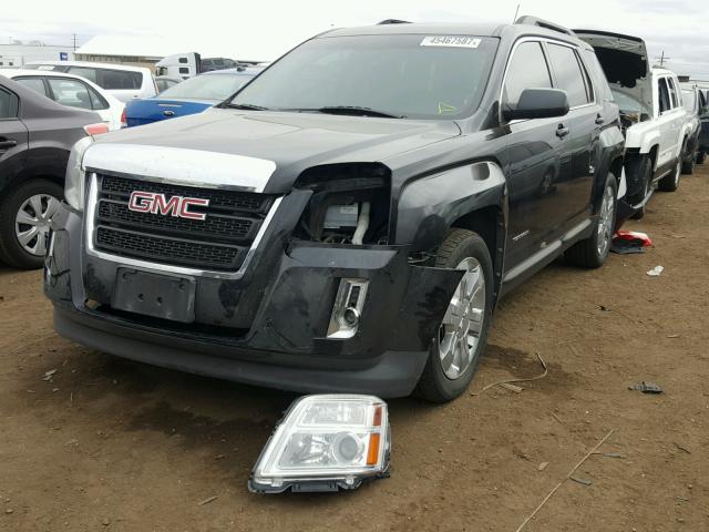 2CTFLGEY7A6356211 - 2010 GMC TERRAIN SL BLACK photo 2