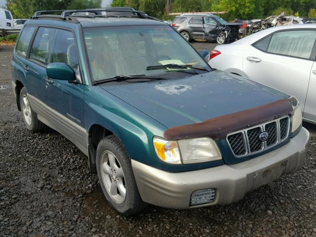 JF1SF65501H721832 - 2001 SUBARU FORESTER S GREEN photo 1