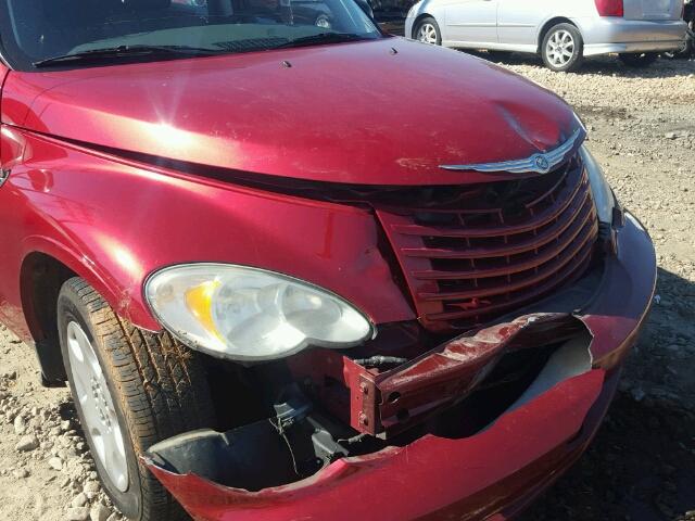 3A8FY48B68T125544 - 2008 CHRYSLER PT CRUISER RED photo 9