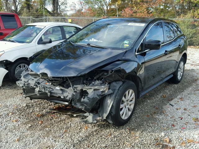 JM3ER2W55A0311586 - 2010 MAZDA CX-7 BLACK photo 2