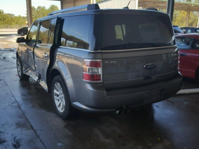 2FMEK62C69BA89705 - 2009 FORD FLEX SEL GRAY photo 3