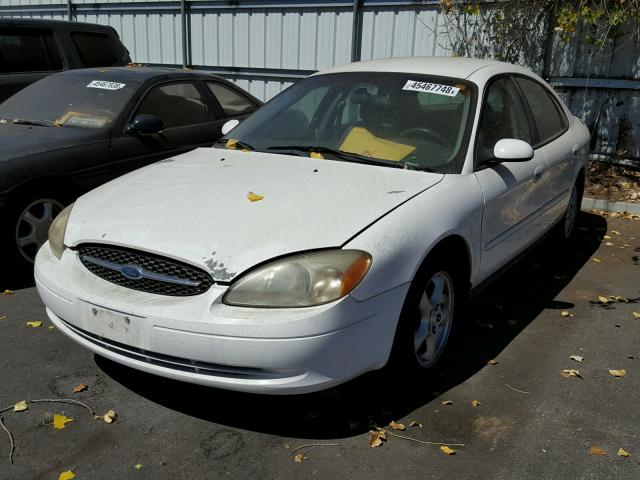 1FAFP53U13G187316 - 2003 FORD TAURUS WHITE photo 2