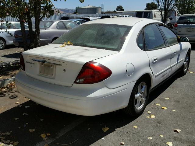 1FAFP53U13G187316 - 2003 FORD TAURUS WHITE photo 4