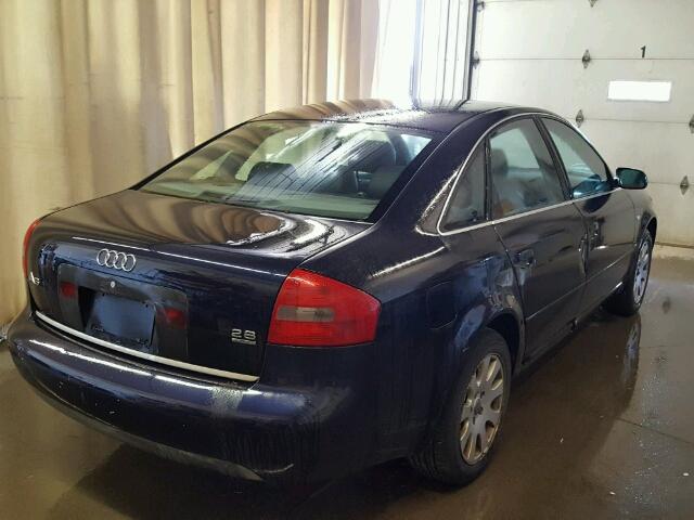 WAUEH64B21N001908 - 2001 AUDI A6 2.8 QUA BLUE photo 4