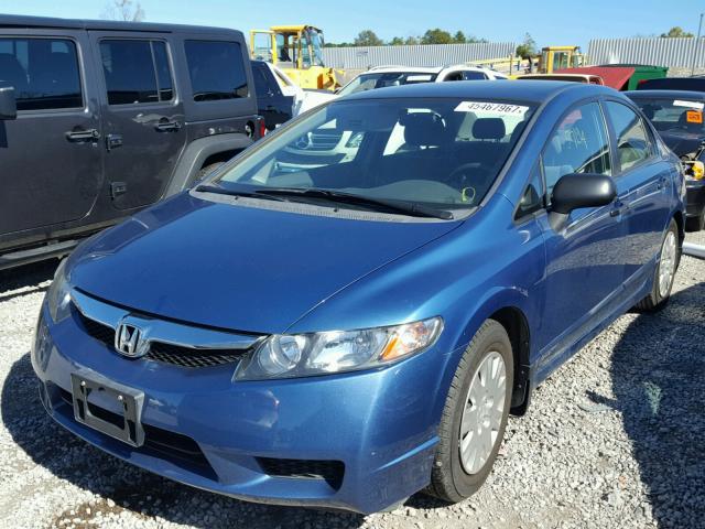 19XFA1F31AE018448 - 2010 HONDA CIVIC VP BLUE photo 2