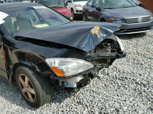 1HGCM56854A115481 - 2004 HONDA ACCORD EX BLACK photo 9