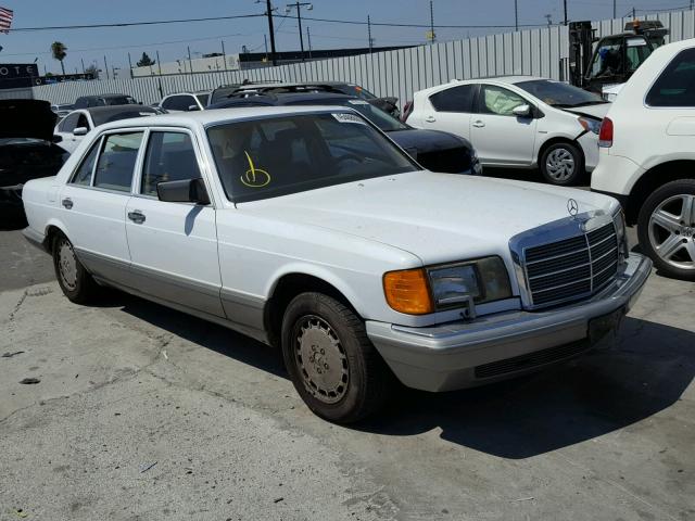 WDBCA39D8GA267889 - 1986 MERCEDES-BENZ 560 SEL WHITE photo 1