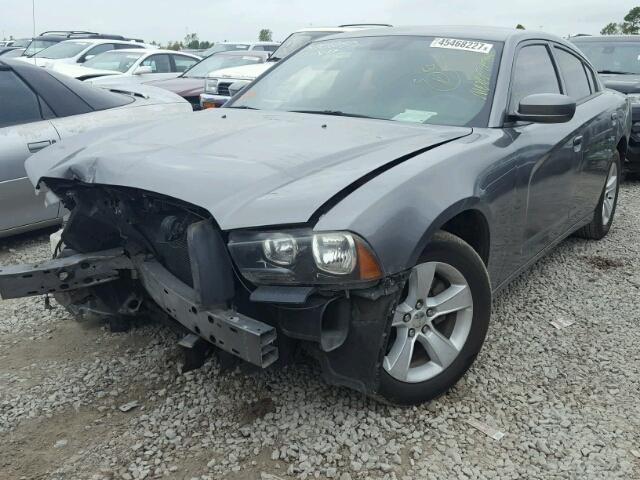 2C3CDXBG2CH134940 - 2012 DODGE CHARGER SE GRAY photo 2