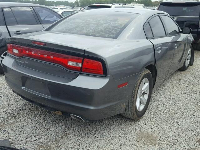 2C3CDXBG2CH134940 - 2012 DODGE CHARGER SE GRAY photo 4