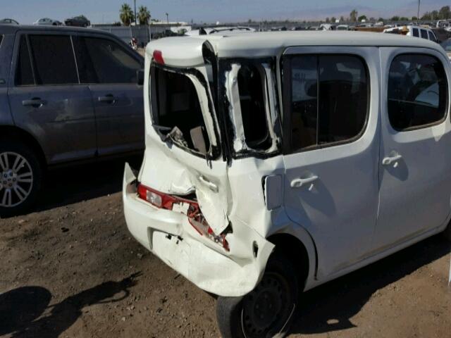 JN8AZ2KR9AT167690 - 2010 NISSAN CUBE BASE WHITE photo 9